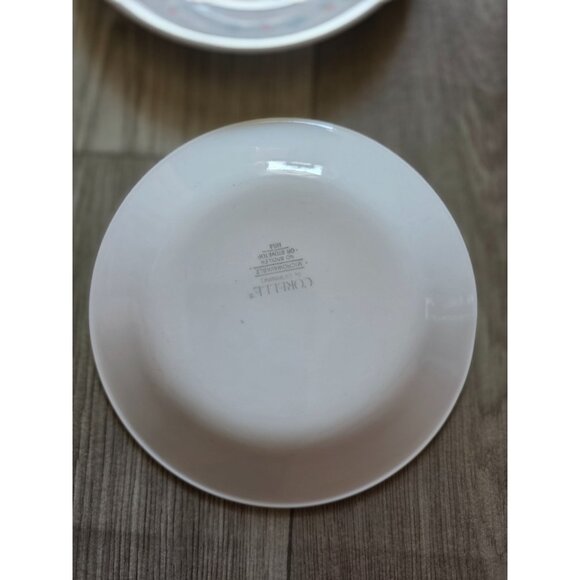 Set Of 4 Corelle Country Pride Saucers 7" Floral Design - Picture 3 of 4